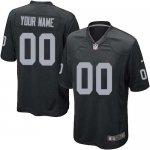Jerseys Factory Cheap Nike Oakland Raiders Customized Black Embr