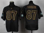 Jerseys Factory Cheap Nike Jets #87 Eric Decker Black Gold No. F