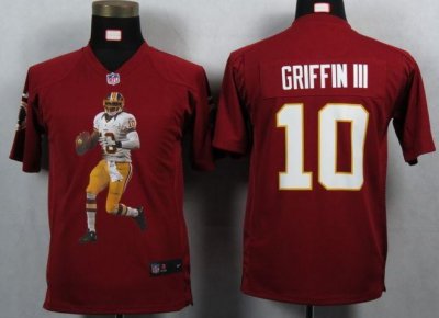 Jerseys Factory Cheap Nike Redskins #10 Robert Griffin III Burgu