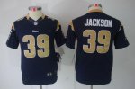 Jerseys Factory Cheap Nike Rams #39 Steven Jackson Navy Blue Tea