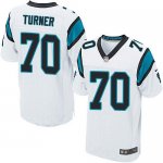 Jerseys Factory Cheap Nike Panthers #70 Trai Turner White Men's