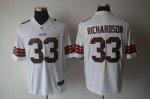 Jerseys Factory Cheap Nike Browns #33 Trent Richardson White Men