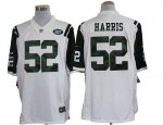 Jerseys Factory Cheap Nike Jets #52 David Harris White Men's Emb