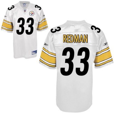 Jerseys Factory Cheap Steelers #33 Isaac Redman White Stitched N