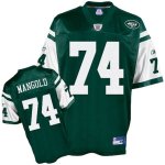 Jerseys Factory Cheap Jets #74 Nick Mangold Green Stitched NFL J