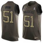 Jerseys Factory Cheap Nike Raiders #51 Bruce Irvin Green Men's S