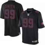 Jerseys Factory Cheap Nike 49ers #99 Aldon Smith Black Men's Emb