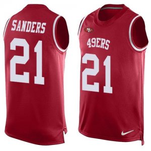 Jerseys Factory Cheap Nike 49ers #21 Deion Sanders Red Team Colo