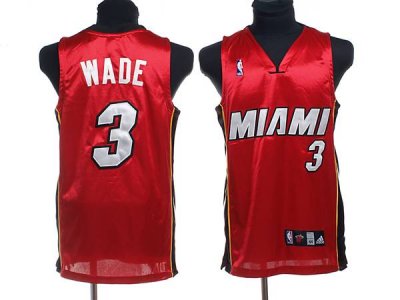 Jerseys Factory Cheap Heat #3 Dwyane Wade Stitched Red NBA Jerse