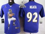 Jerseys Factory Cheap Nike Ravens #92 Haloti Ngata Purple Team C
