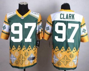 Jerseys Factory Cheap Nike Packers #97 Kenny Clark Green Men's S
