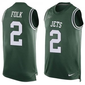 Jerseys Factory Cheap Nike Jets #2 Nick Folk Green Team Color Me