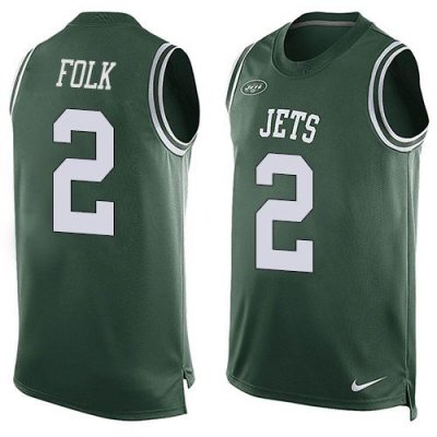 Jerseys Factory Cheap Nike Jets #2 Nick Folk Green Team Color Me