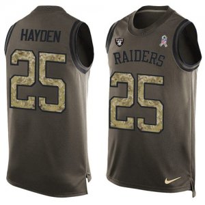 Jerseys Factory Cheap Nike Raiders #25 D.J. Hayden Green Men's S