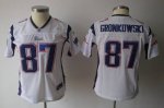 Jerseys Factory Cheap Patriots #87 Rob Gronkowski White Women's
