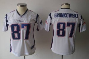 Jerseys Factory Cheap Patriots #87 Rob Gronkowski White Women's
