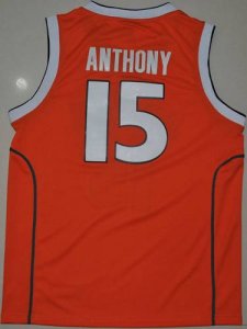 Jerseys Factory Cheap Orange #15 Carmelo Anthony Orange Basketba