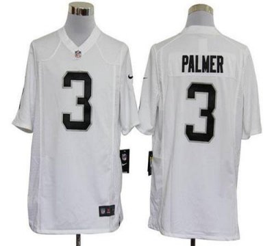 Jerseys Factory Cheap Nike Raiders #3 Carson Palmer White Men's