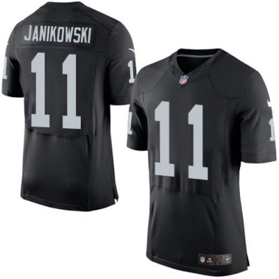 Jerseys Factory Cheap Nike Raiders #11 Sebastian Janikowski Blac