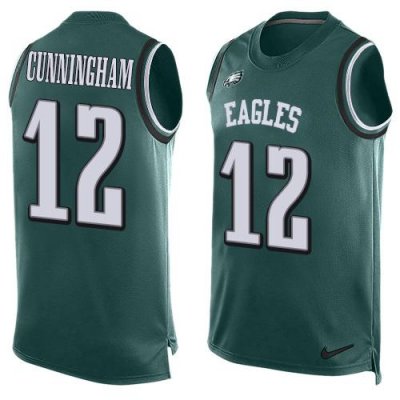 Jerseys Factory Cheap Nike Eagles #12 Randall Cunningham Midnigh