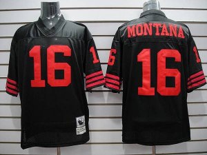 Jerseys Factory Cheap Mitchell and Ness 49ers Joe Montana #16 St