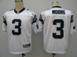 Jerseys Factory Cheap Panthers #3 Matt Moore White Stitched NFL
