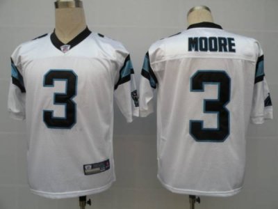 Jerseys Factory Cheap Panthers #3 Matt Moore White Stitched NFL