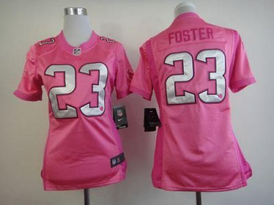 Jerseys Factory Cheap Nike Texans #23 Arian Foster Pink Women's