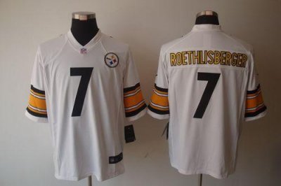 Jerseys Factory Cheap Nike Steelers #7 Ben Roethlisberger White