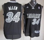 Jerseys Factory Cheap Revolution 30 Heat #34 Ray Allen Black/Whi