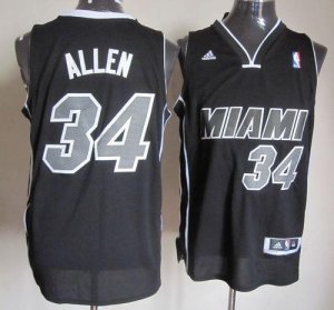 Jerseys Factory Cheap Revolution 30 Heat #34 Ray Allen Black/Whi