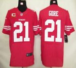 Jerseys Factory Cheap Nike 49ers #21 Frank Gore Red Team Color W