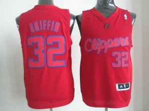 Jerseys Factory Cheap Clippers #32 Blake Griffin Red Big Color F