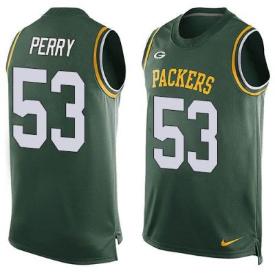 Jerseys Factory Cheap Nike Packers #53 Nick Perry Green Team Col