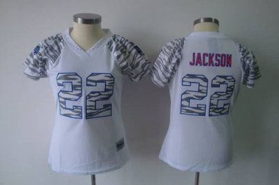 Jerseys Factory Cheap Bills #22 Fred Jackson White Women's Zebra