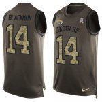 Jerseys Factory Cheap Nike Jaguars #14 Justin Blackmon Green Men