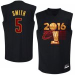Jerseys Factory Cheap Cavaliers #5 J.R. Smith Black 2016 NBA Fin