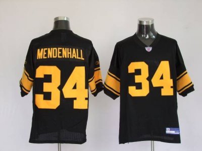 Jerseys Factory Cheap Steelers #34 Rashard Mendenhall Black With