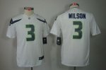 Jerseys Factory Cheap Nike Seahawks #3 Russell Wilson White Yout