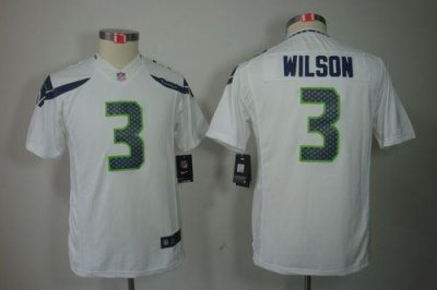 Jerseys Factory Cheap Nike Seahawks #3 Russell Wilson White Yout