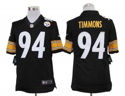 Jerseys Factory Cheap Nike Steelers #94 Lawrence Timmons Black T
