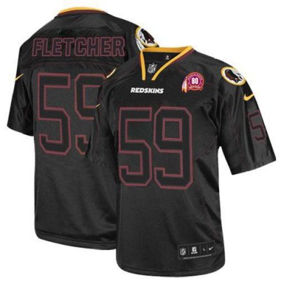 Jerseys Factory Cheap Nike Redskins #59 London Fletcher Lights O