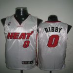 Jerseys Factory Cheap Heat #0 Bibby White Embroidered NBA Jersey