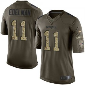 Jerseys Factory Cheap Nike Patriots #11 Julian Edelman Green Men
