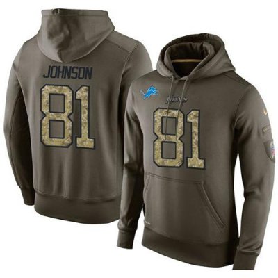 Jerseys Factory Cheap NFL Men's Nike Detroit Lions #81 Calvin Jo