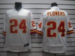 Jerseys Factory Cheap Chiefs #24 Brandon Flowers White Stitched