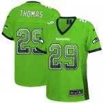 Jerseys Factory Cheap Nike Seahawks #29 Earl Thomas Green Women'