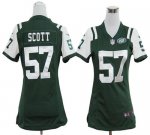 Jerseys Factory Cheap Nike Jets #57 Bart Scott Green Team Color