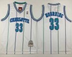 Jerseys Factory Cheap Mitchell And Ness Hornets #33 Alonzo Mourn
