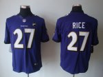 Jerseys Factory Cheap Nike Ravens #27 Ray Rice Purple Team Color